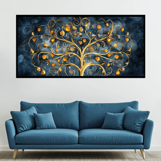 Old Fruits Tree Shape: Wall Paintings by Creative Decor