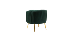 Doe Buck Velvet Leiser Accent Chair/Lounge Chair for Living Room, Bedroom, Armchair Sofa Chair with Gold Legs.