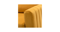 Doe Buck Velvet Rafeal Accent Chair/Lounge Chair for Living Room, Bedroom, Armchair Sofa Chair with Gold Legs.