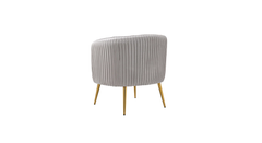 Doe Buck Velvet Leiser Accent Chair/Lounge Chair for Living Room, Bedroom, Armchair Sofa Chair with Gold Legs.