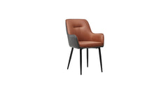 Doe Buck Velvet Sinu Accent Chair/dining chair/café chair for Living Room, dining room ,restaurant Armchair with Gold Legs.