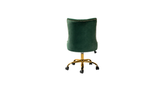 Doe Buck Velvet Swen task chair /study chair /office chair for study Room, office , swivel Armchair with Gold base