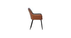 Doe Buck Velvet Sinu Accent Chair/dining chair/café chair for Living Room, dining room ,restaurant Armchair with Gold Legs.