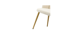 Doe Buck Velvet marsillio Accent Chair/dining chair/café chair/side chair for Living Room, dining room ,restaurant Armchair with Gold Legs.