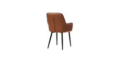 Doe Buck Velvet Sinu Accent Chair/dining chair/café chair for Living Room, dining room ,restaurant Armchair with Gold Legs.