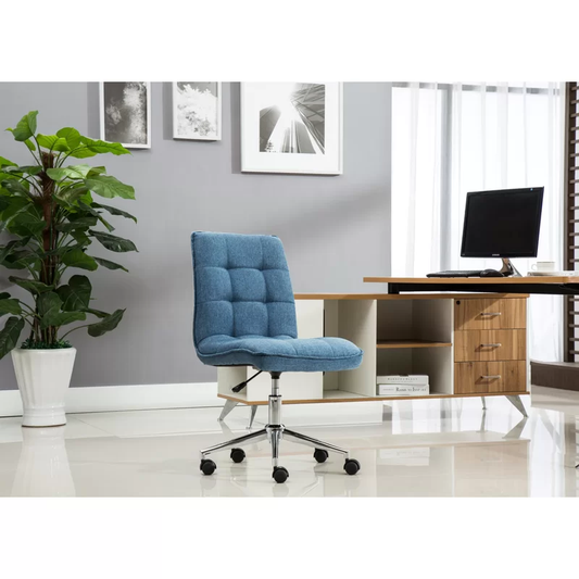 Doe Buck Velvet Jollo task chair /study chair /office chair for study Room, office , swivel Armchair with chrome base