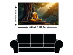 Buddha Ji Sitting Under Tree Sculpture