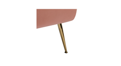 Doe Buck Velvet fyn Accent Chair/Lounge Chair for Living Room, Bedroom, Armchair Sofa Chair with Gold Legs.