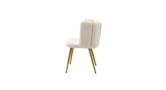 Doe Buck Velvet marsillio Accent Chair/dining chair/café chair/side chair for Living Room, dining room ,restaurant Armchair with Gold Legs.