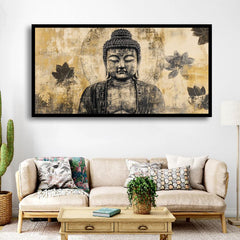 Serenity of Lord Buddha Wall Paintings by Creative Decor