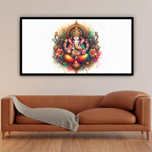 Lord Ganesha Spiritual Wall Painting | Perfect Home Decor by Creative Decor