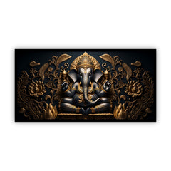 Decorative Lord Ganesha Painting | Zen Wall Art by Creative Decor