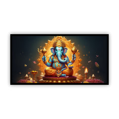 Creative Decor | Calm Your Space with Our Gold Ganesha Artwork