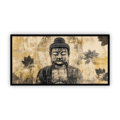 Serenity of Lord Buddha Wall Paintings by Creative Decor