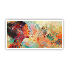 Abstract Figures in Motion: Wall Paintings by Creative Decor