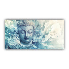 Serenity of Lord Buddha Wall Paintings by Creative Decor