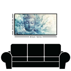 Serenity of Lord Buddha Wall Paintings by Creative Decor