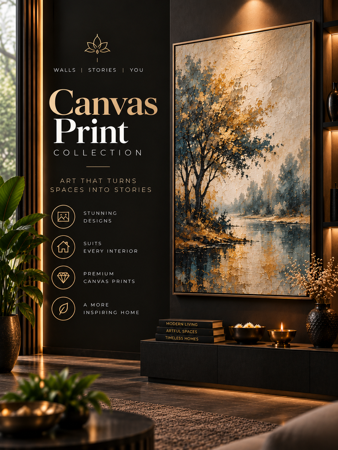 Canvas print for meditation