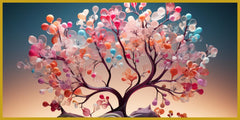 Tree With flower: Wall Paintings by Creative Decor