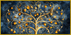 Old Fruits Tree Shape: Wall Paintings by Creative Decor