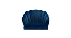 CreativeDecore Velvet Rae Accent Chair/Lounge Chair for  Living Room, Bedroom, Armchair Sofa Chair with natural finish wooden legs