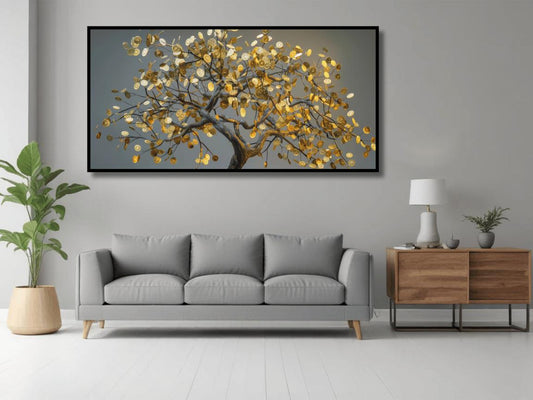 Tree with Gold Coin: Wall Paintings by Creative Decor