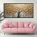 Gold Leaf tree: Wall Paintings by Creative Decor