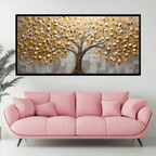 Gold Leaf tree: Wall Paintings by Creative Decor