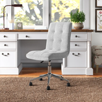 CreativeDecore Velvet Jollo task chair /study chair /office chair   for  study  Room, office  , swivel Armchair  with chrome base