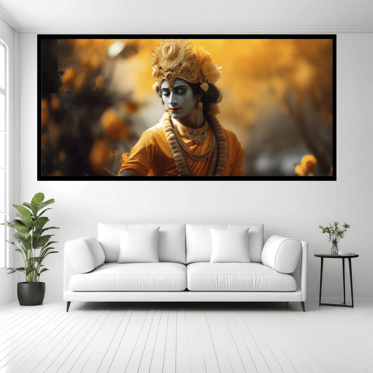 "Divine Krishna Ji Idol - Handcrafted Spiritual Home Decor"