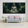 Buddha Ji in Jungle Figurine - Peaceful Meditation Statue