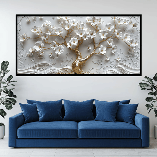 Tree like vintage snow shadow: Wall Paintings by Creative Decor