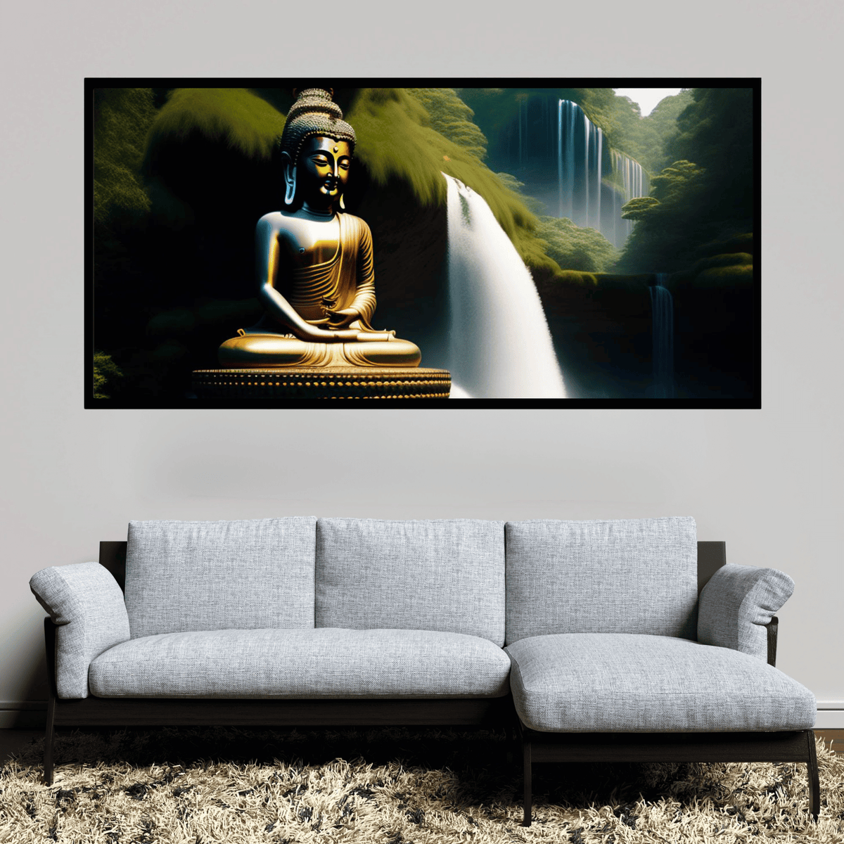 Lord Buddha: Wall Paintings by Creative Decor