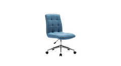 Doe Buck Velvet Jollo task chair /study chair /office chair   for  study  Room, office  , swivel Armchair  with chrome base