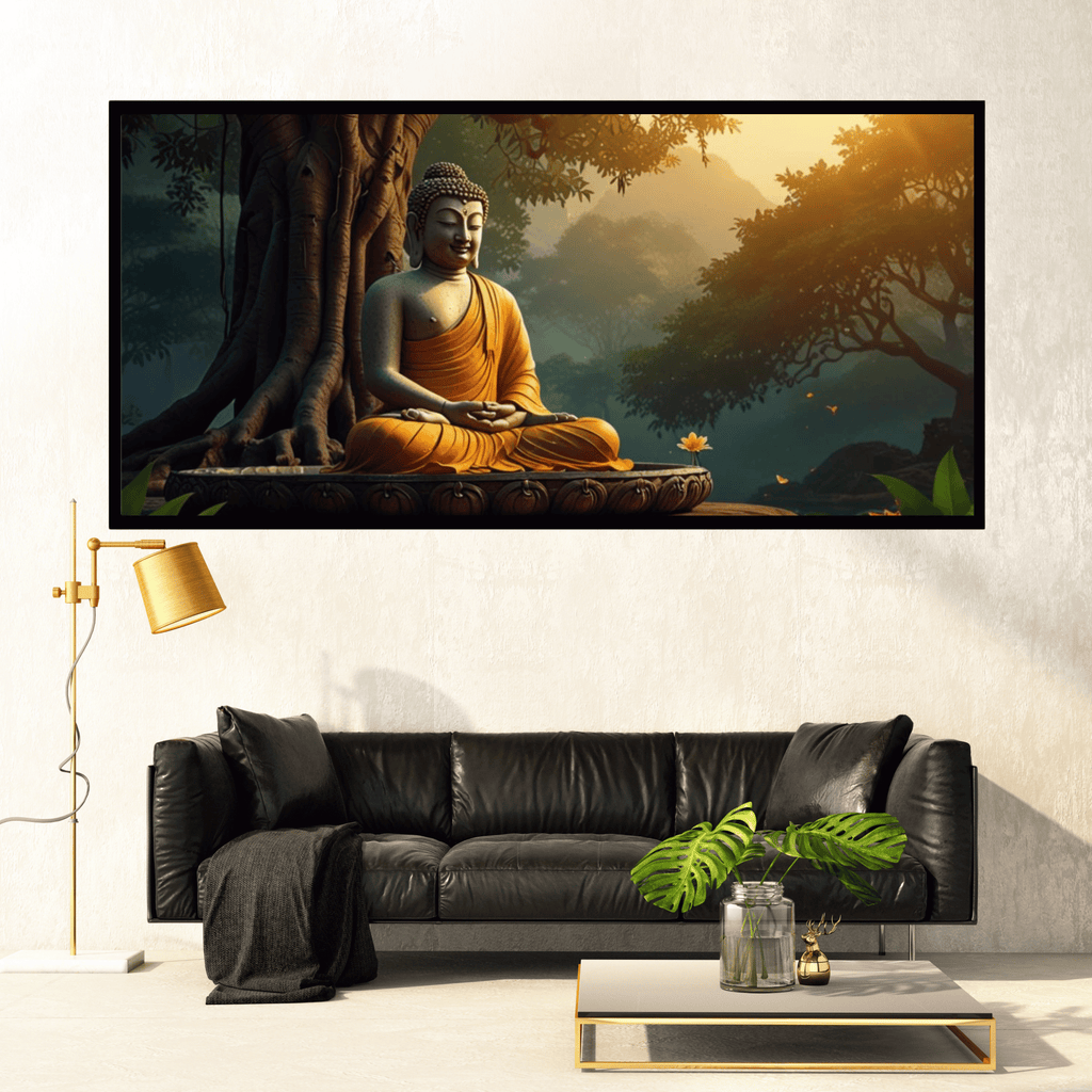 Buddha Ji Sitting Under Tree Sculpture