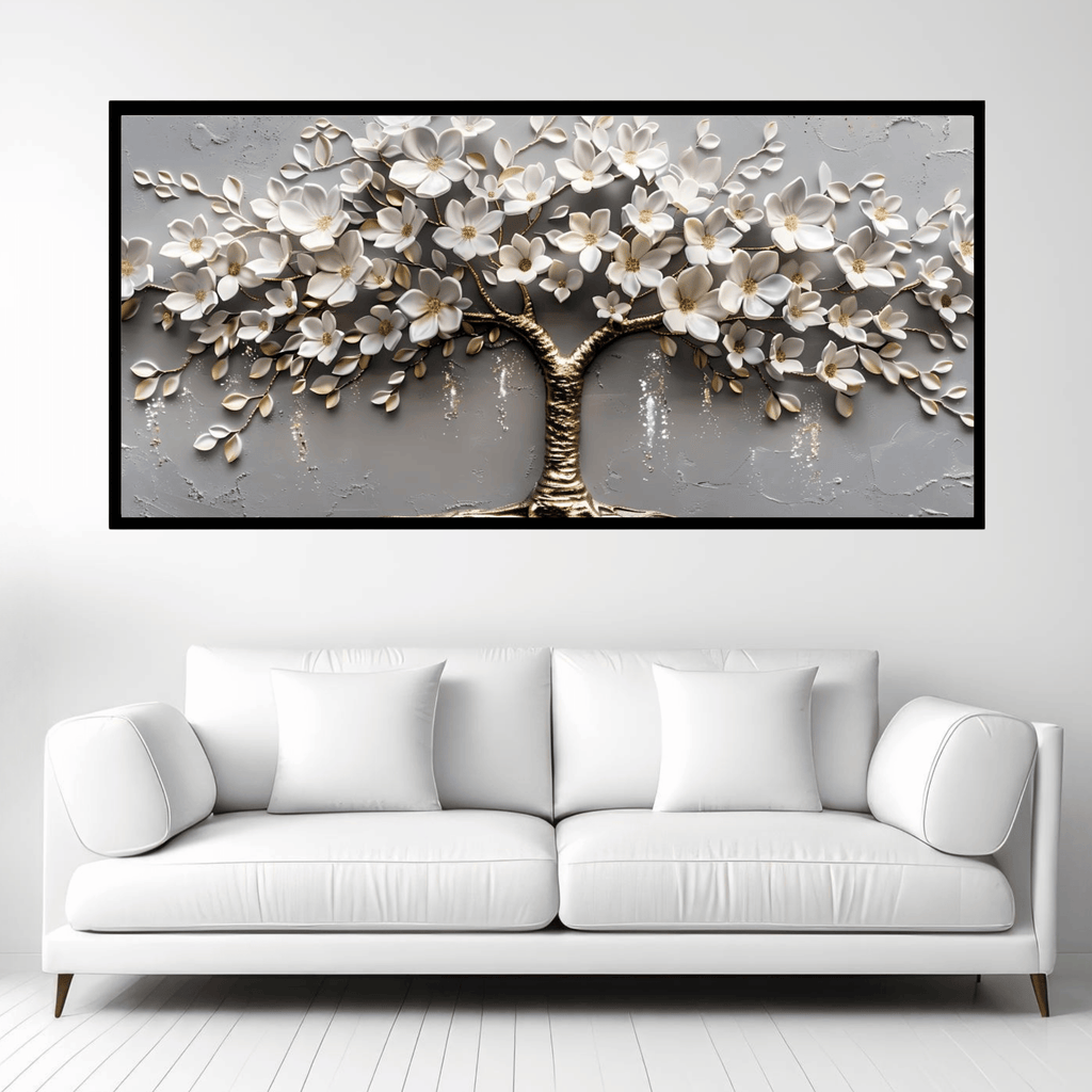 Tree With Vintage Pearls: Wall Paintings by Creative Decor