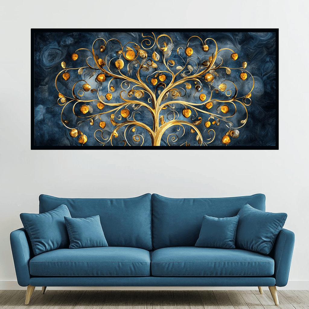 Old Fruits Tree Shape: Wall Paintings by Creative Decor