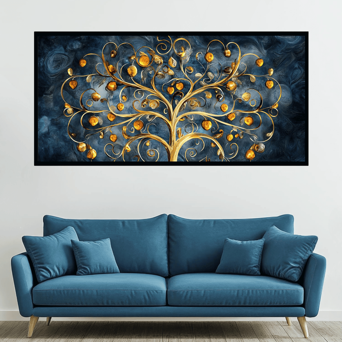 Old Fruits Tree Shape: Wall Paintings by Creative Decor