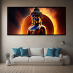: Buddha Ji with Yellow Light Background