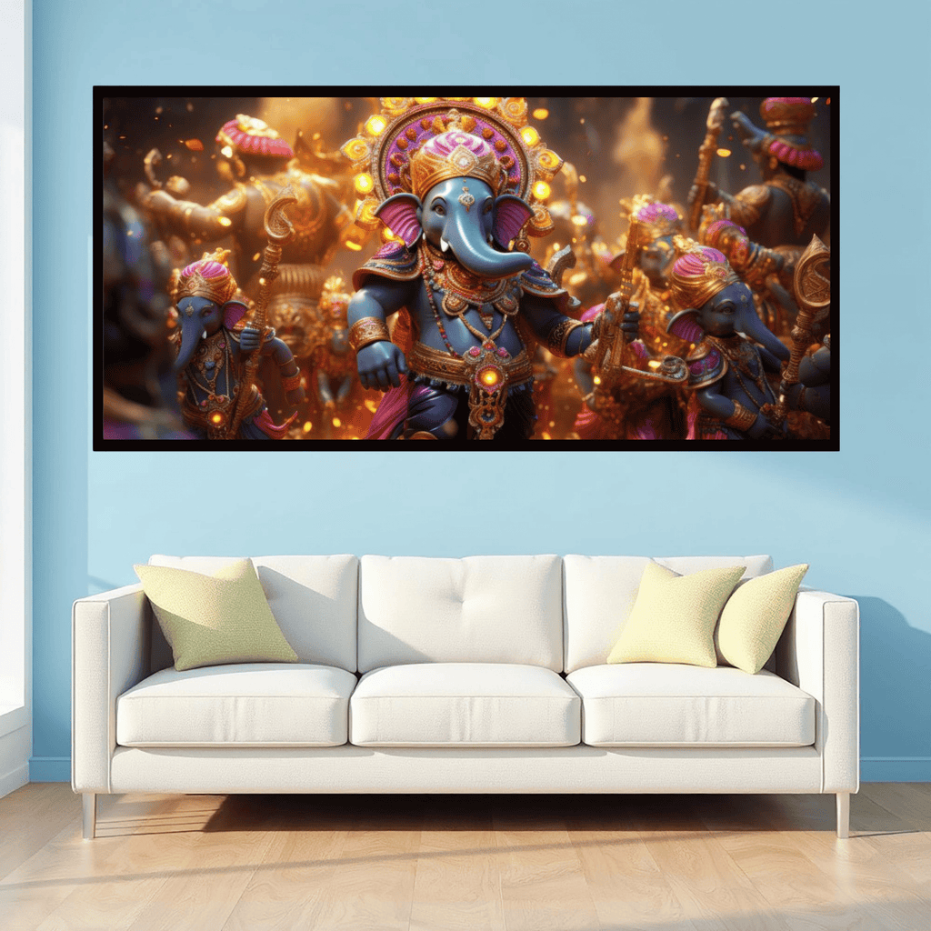 : Dancing Ganesh Ji Idol - Divine Art for Home Décor & Worship
