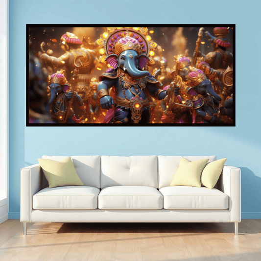 : Dancing Ganesh Ji Idol - Divine Art for Home Décor & Worship