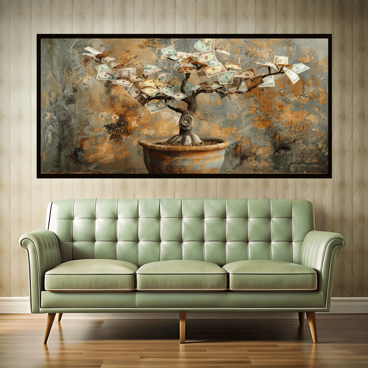 Money Plant Tree: Wall Paintings by Creative Decor