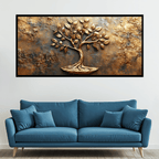 Old Vintage Gold Tree for Wealth: Wall Paintings by Creative Decor
