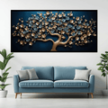 Gold Ruby tree: Wall Paintings by Creative Decor