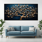 Gold Ruby tree: Wall Paintings by Creative Decor