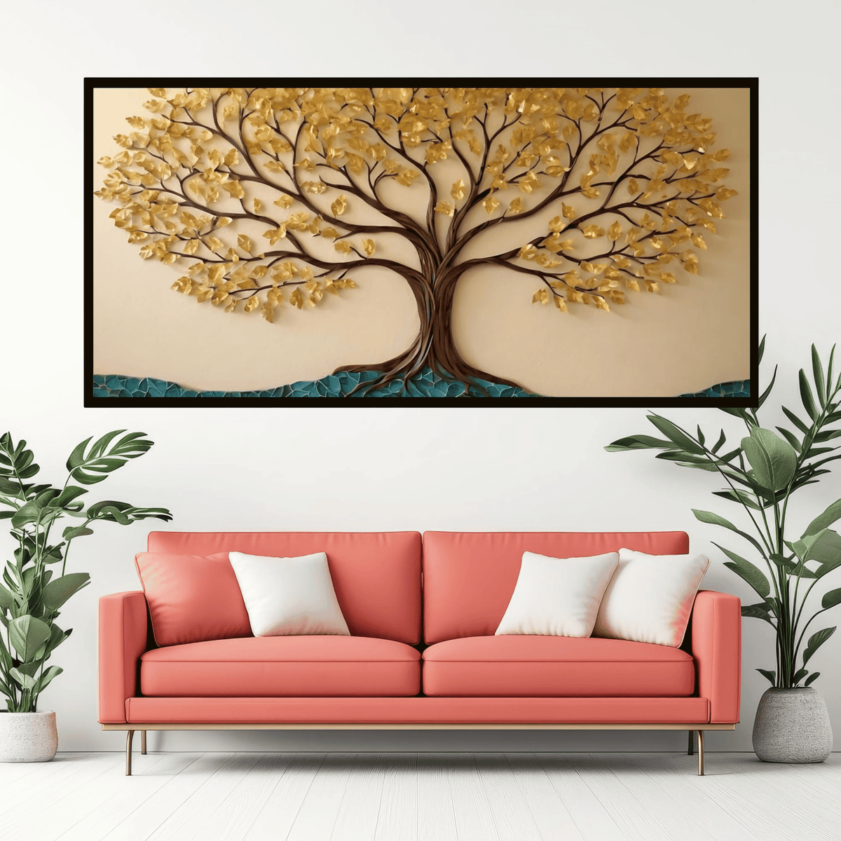 Vintage Tree in Water: Wall Paintings by Creative Decor