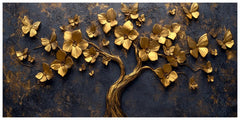 All gold In tree: Wall Paintings by Creative Decor