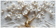 Tree like vintage snow shadow: Wall Paintings by Creative Decor