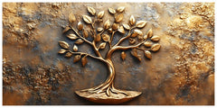 Old Vintage Gold Tree for Wealth: Wall Paintings by Creative Decor