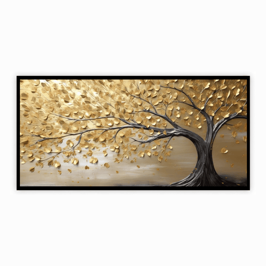 Gold Leaf tree vintage: Wall Paintings by Creative Decor